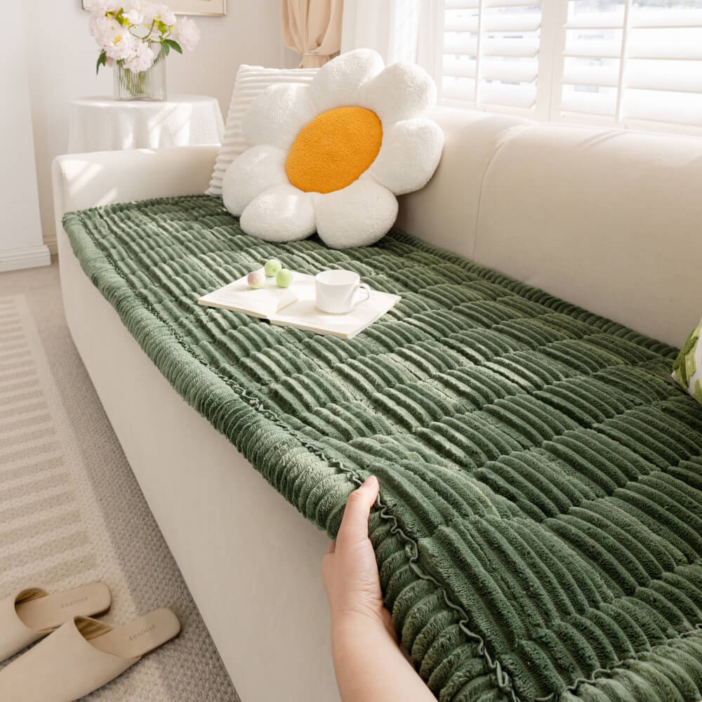 Waterproof Lazy Soft Flannel Breathable Pet Mat Non-slip Sectional Couch Cover