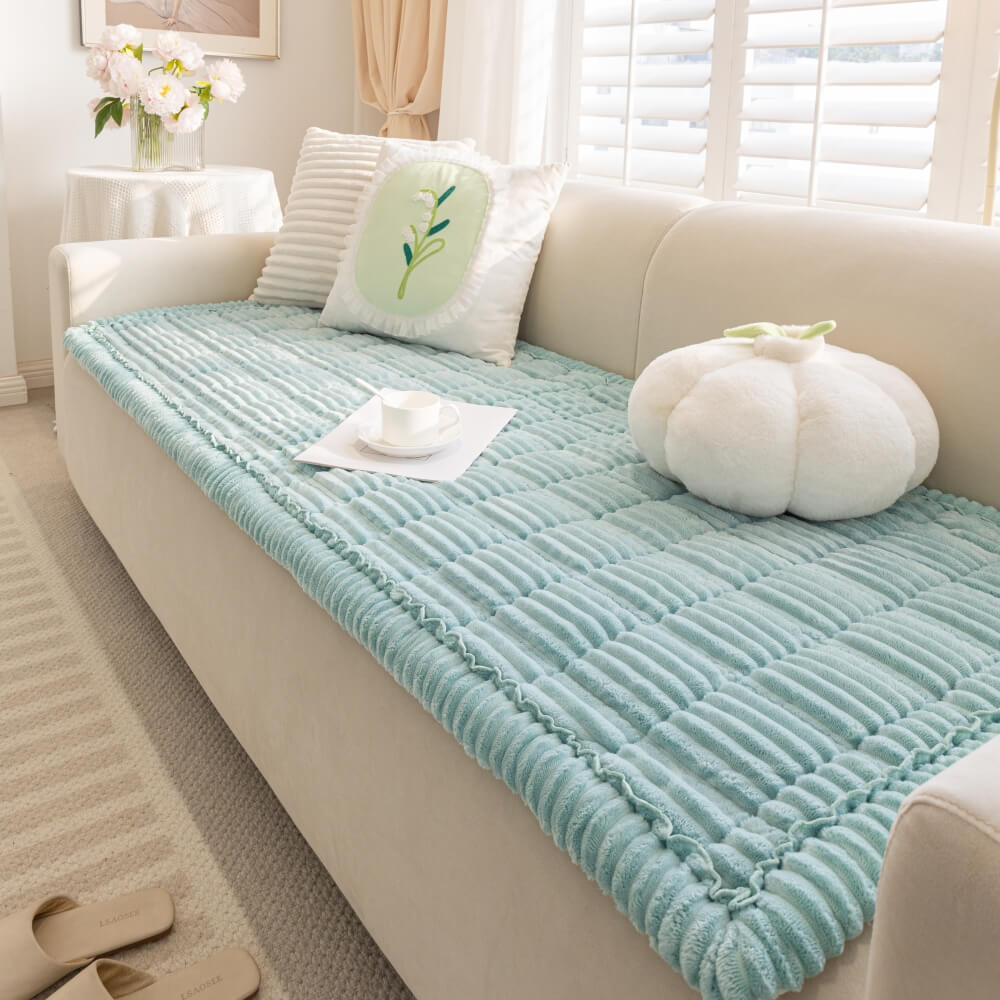 Waterproof Lazy Soft Flannel Breathable Pet Mat Non-slip Sectional Couch Cover