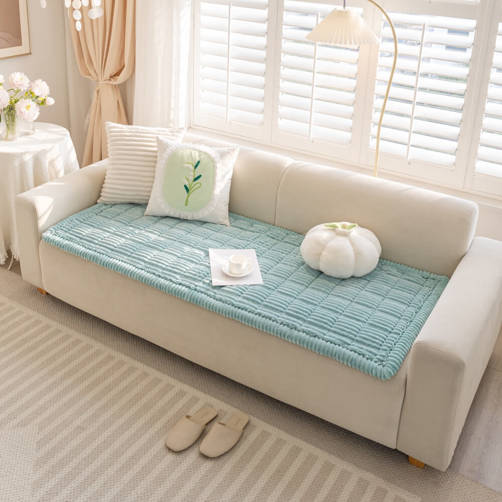 Waterproof Lazy Soft Flannel Breathable Pet Mat Non-slip Sectional Couch Cover