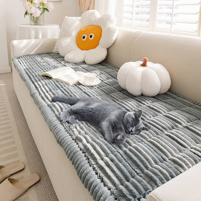 Waterproof Lazy Soft Flannel Breathable Pet Mat Non-slip Sectional Couch Cover