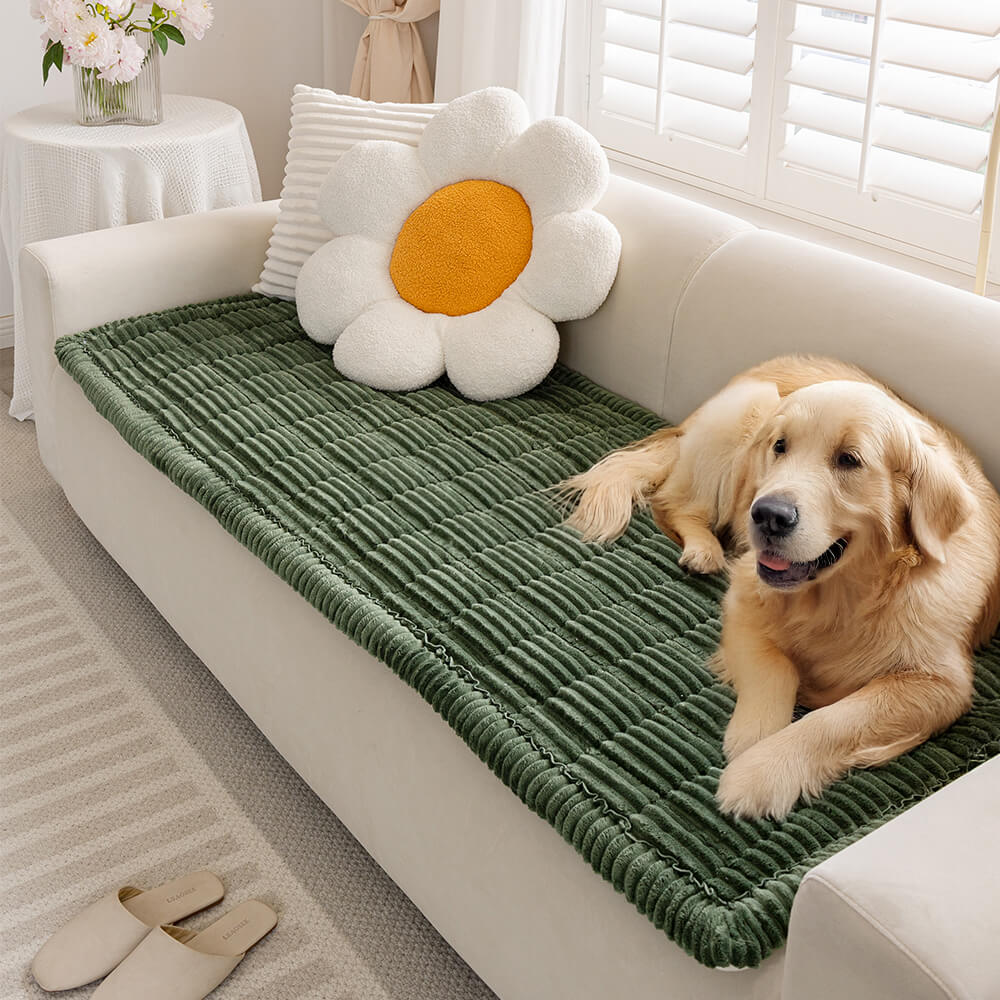 Waterproof Lazy Soft Flannel Breathable Pet Mat Non-slip Sectional Couch Cover