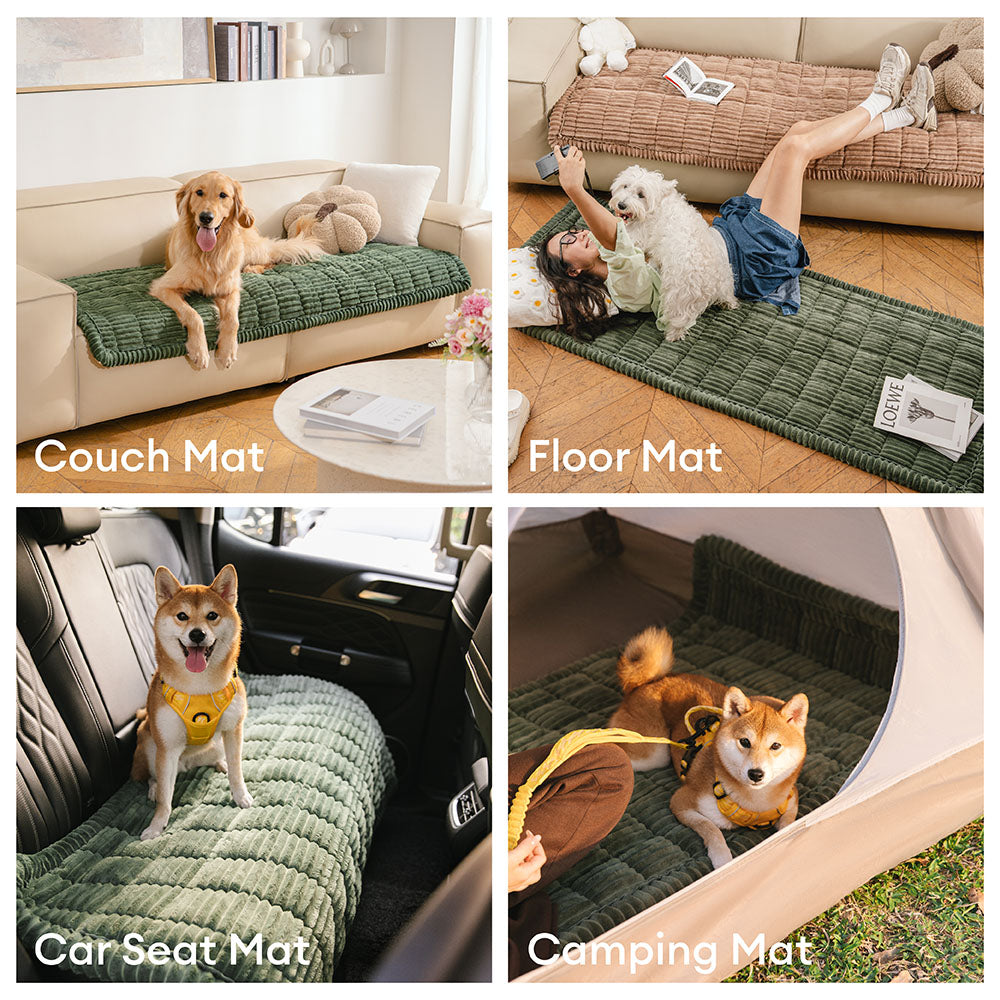 Waterproof Lazy Soft Flannel Breathable Pet Mat Non-slip Couch Cover