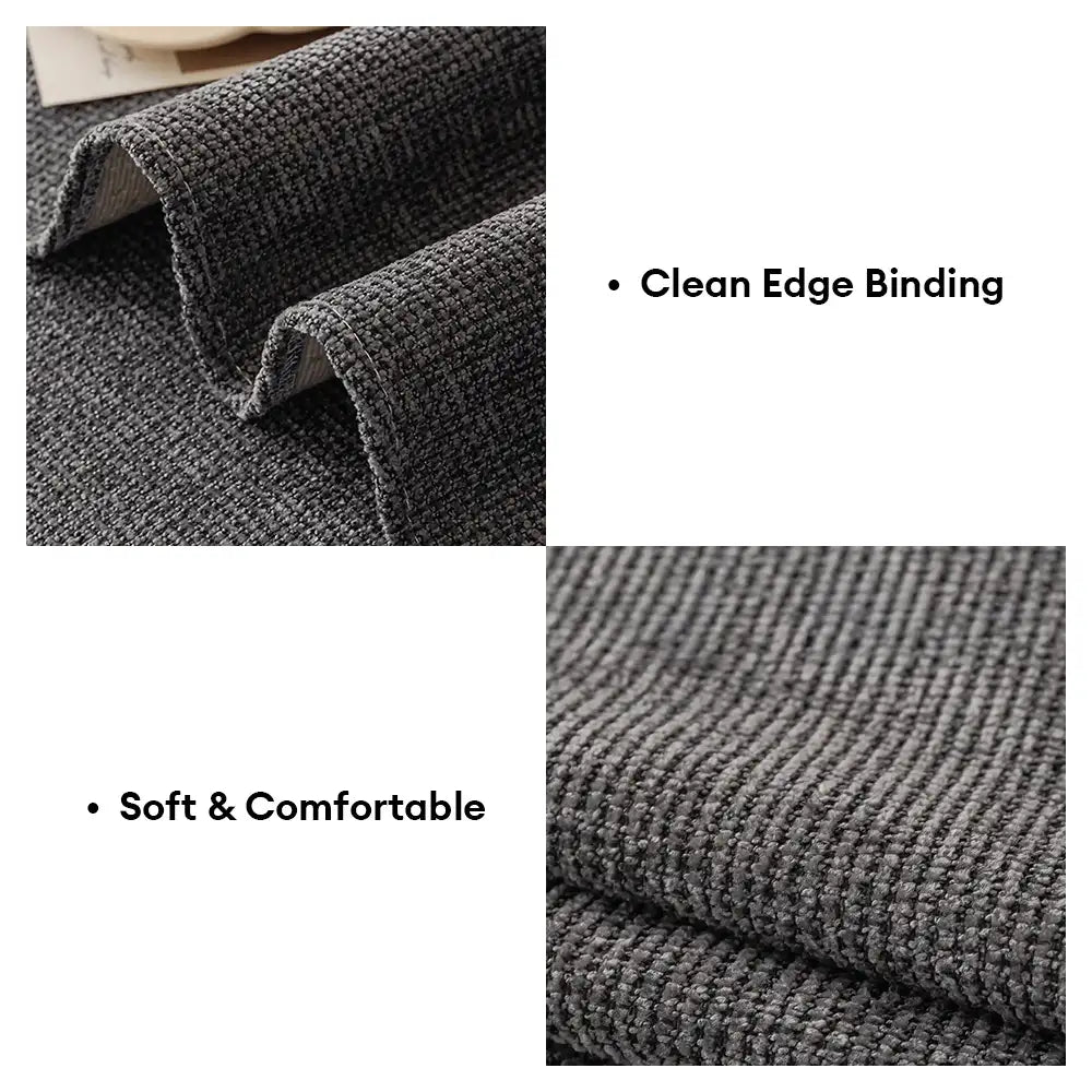 One-Piece Chenille Scratch-Resistant Durable Water-Repellent Non-Slip Recliner Chair Covers