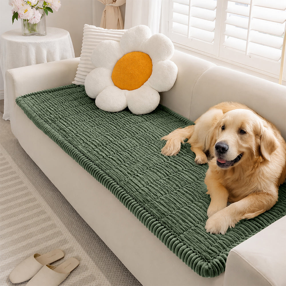 Waterproof Lazy Soft Flannel Breathable Pet Mat Non-slip Couch Cover