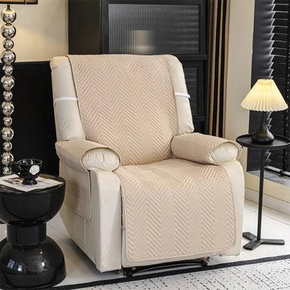 Water-Repellent Furniture Protection Recliner Couch Cover with Elastic Straps - Classic W