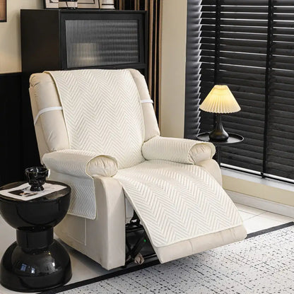 Water-Repellent Furniture Protection Recliner Couch Cover with Elastic Straps - Classic W