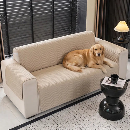 Water-Repellent Furniture Protection Recliner Couch Cover with Elastic Straps - Classic W