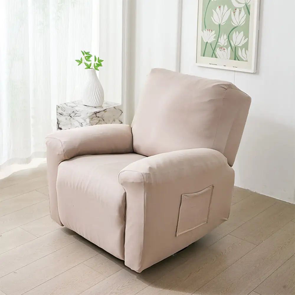 Water-Repellent Scratch-Resistant Elastic Full-Coverage Recliner Couch Cover