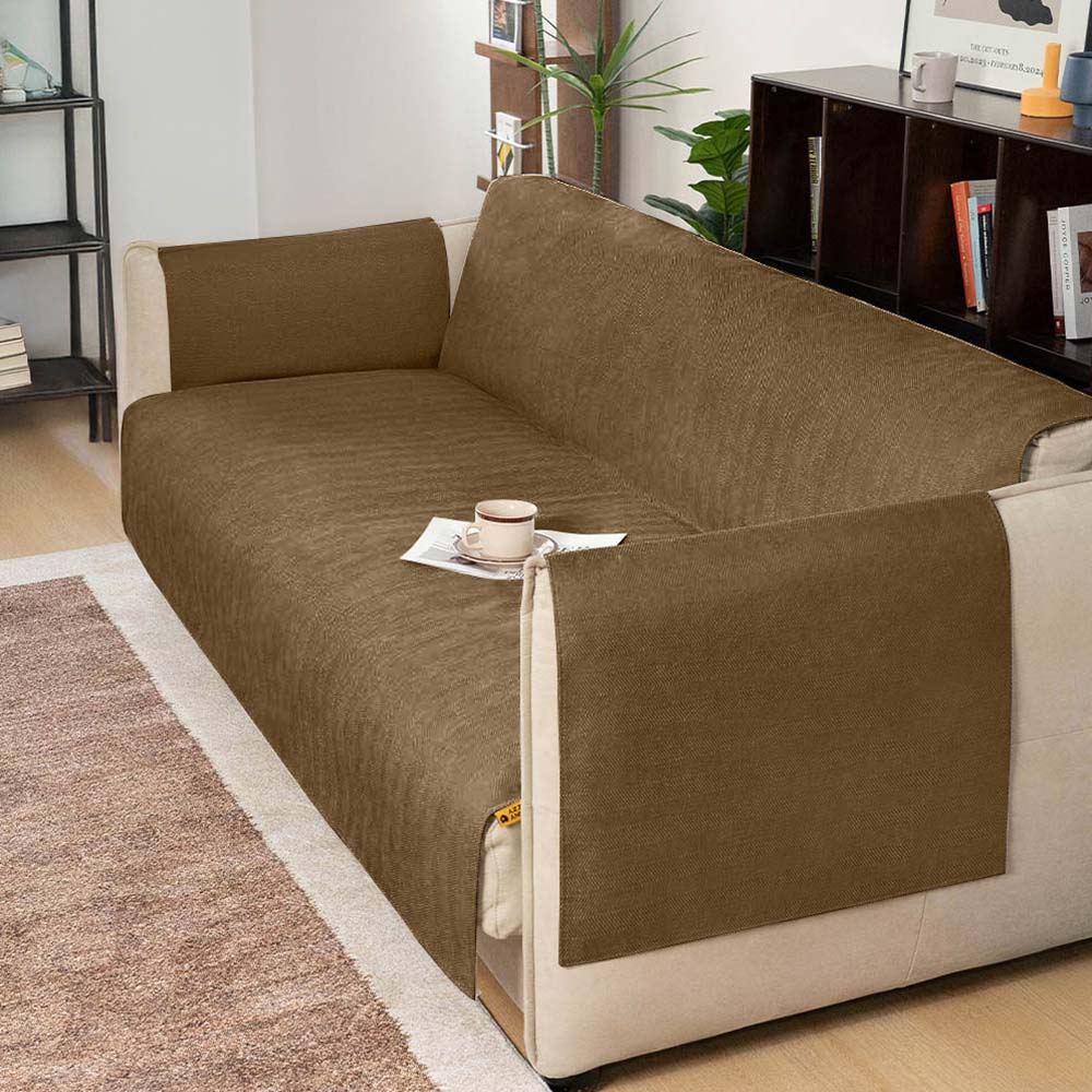 Waterproof Non-Slip Furniture Protector One-Piece Pet Sectional Couch Cover-Slipsafe
