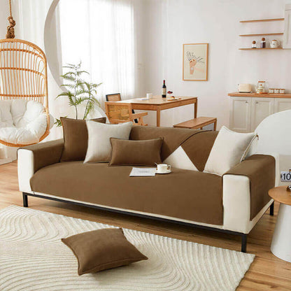 Herringbone Cushion Chenille Waterproof & Antifouling Pillow