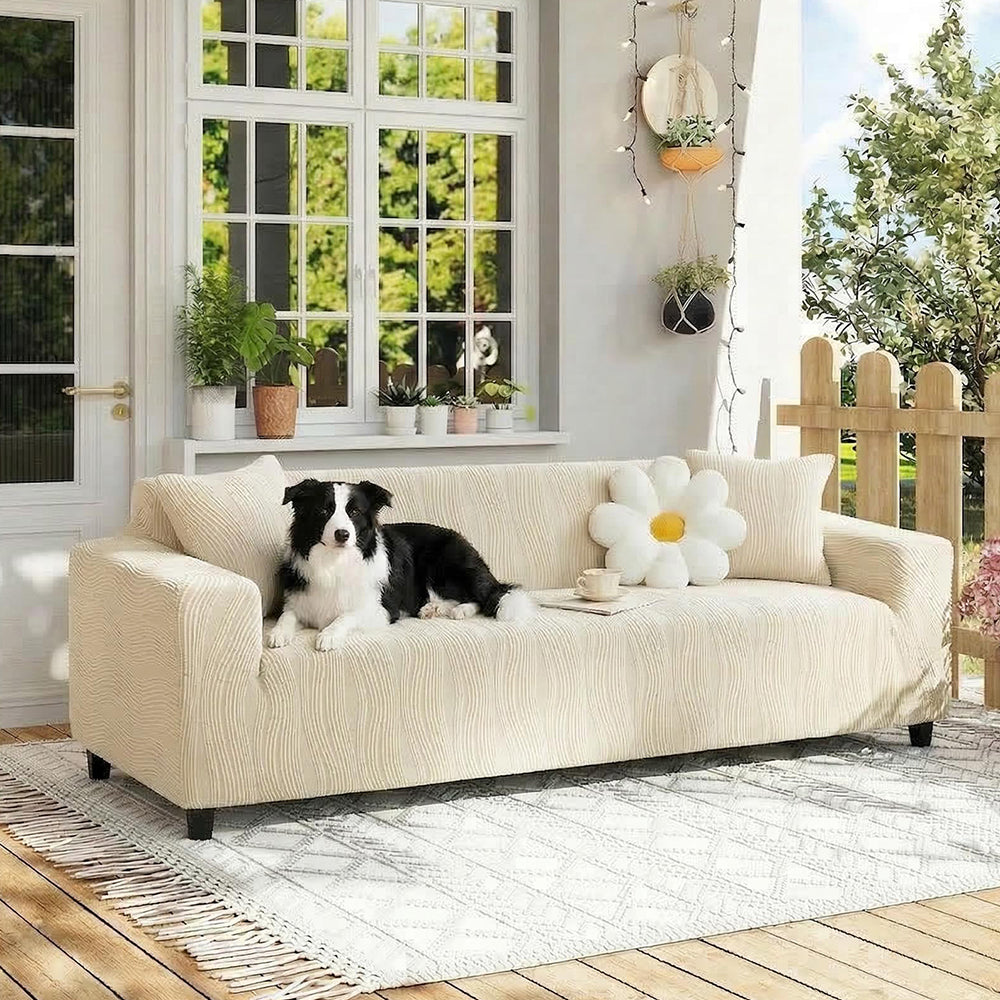 Jacquard Stretch Full-Cover Anti-scratch Couch Cover