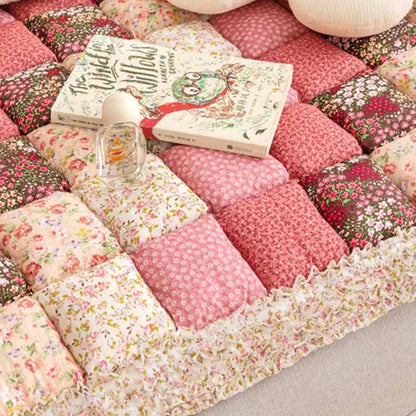 Garden Chic Cotton One-Piece Pet Friendly Protective Couch Cover