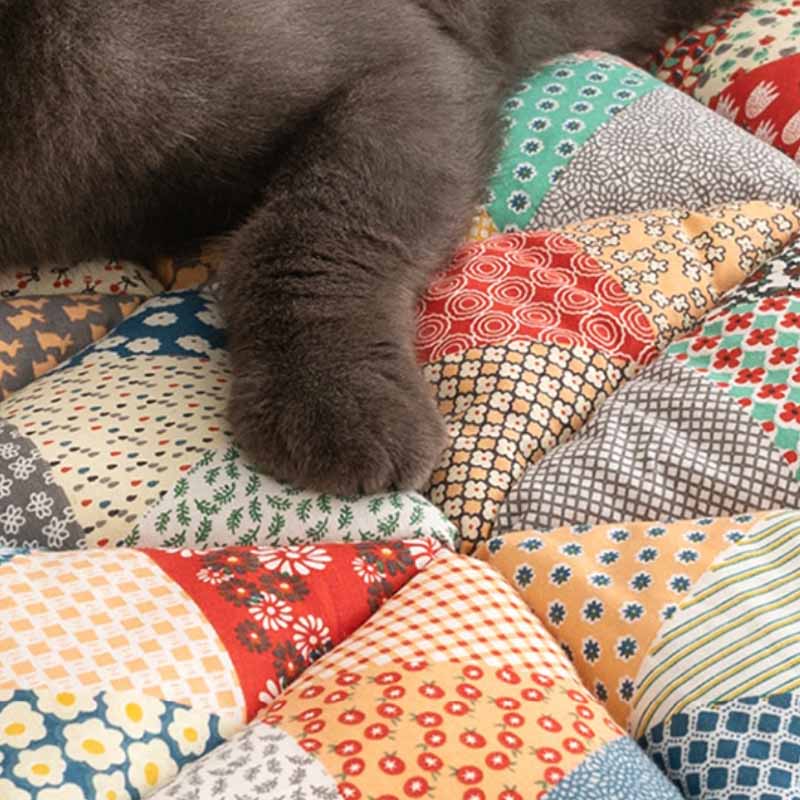 Garden Chic Cotton One-Piece Pet Friendly Protective Couch Cover