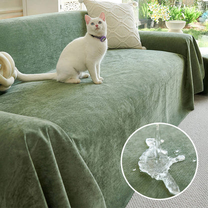 Soft and Waterproof Scratch-Resistant Non-Linting Throw Armchair Cover
